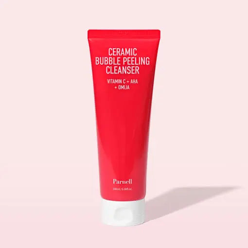 Parnell AHA Omija Ceramic Bubble Peeling Cleanser 180ml - Atelievuè