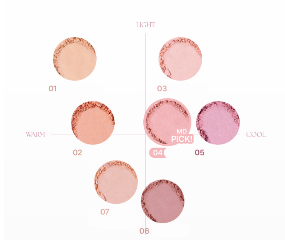 WAKEMAKE Sheer Breeze Blusher 5g (7colors) - Atelievuè