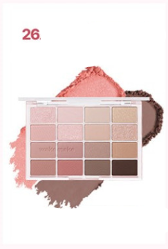 WAKEMAKE Soft Blurring Eye Palette 14g (17colors) - Atelievuè