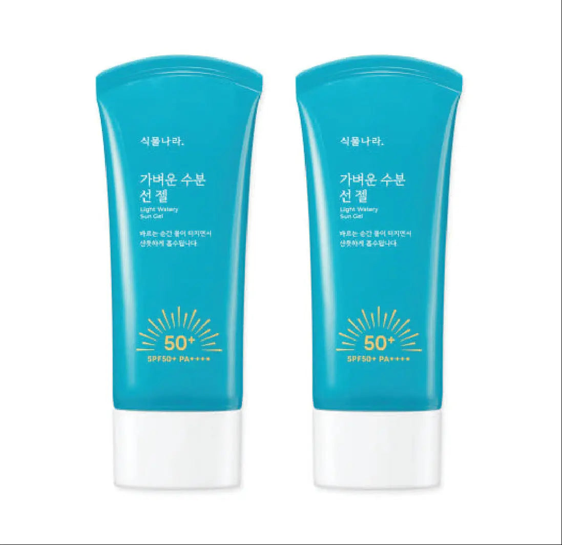 Shingmulnara Light Watery Sun Gel SPF50+ PA++++ 60ml+60ml - Atelievuè