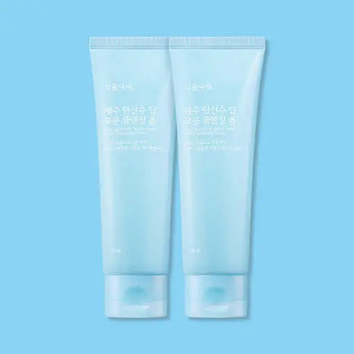 Shingmulnara Jeju Sparkling Water Pore Deep Cleansing Foam 120ml+120ml - Atelievuè