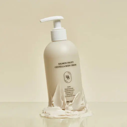 HEVEBLUE Salmon Fruity Centella Body Cream 300g - Atelievuè