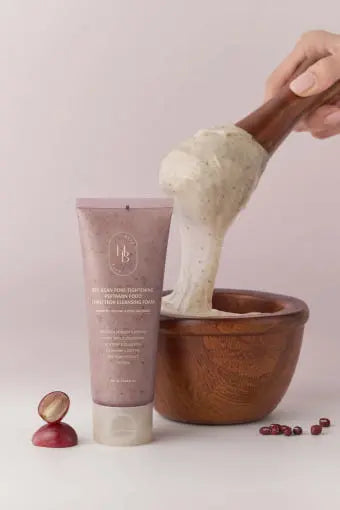 HEVEBLUE Red Bean Pore-Tightening Peptamin Podo Chaltteok Cleansing Foam 100ml - Atelievuè