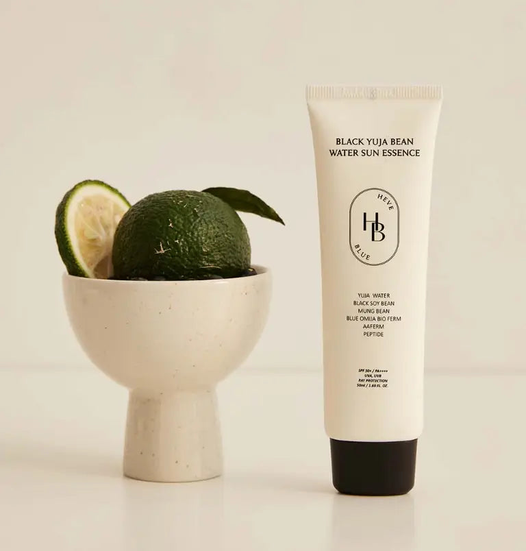 HEVEBLUE Black Yuja Bean Water Sun 50ml - Atelievuè