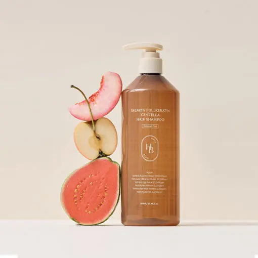 HEVEBLUE Salmon Pullkeratin Centella Hair Shampoo 500ml - Atelievuè