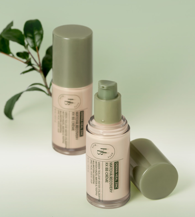 HEVEBLUE Derma Heal Zinc Matcha Recovery RX BB Cream 30ml (3colors) - Atelievuè