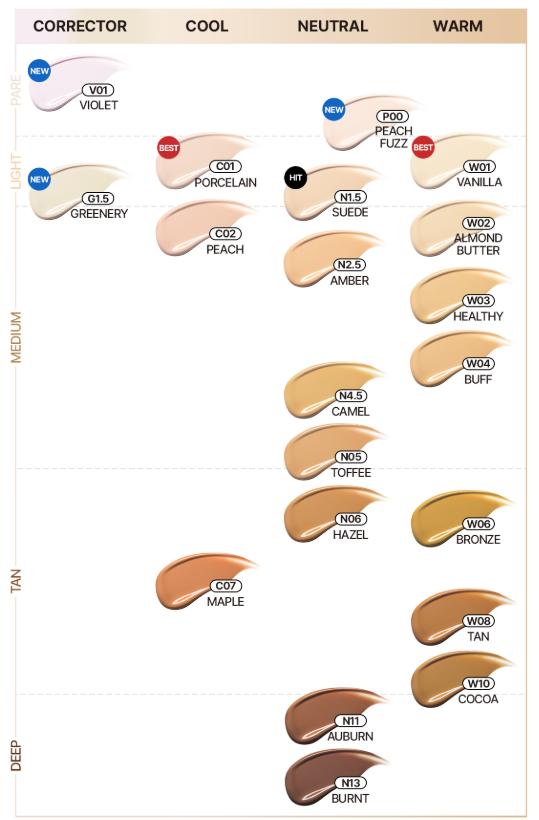 tfit Buildable Fit Spatula Foundation 15g (7colors) - Atelievuè