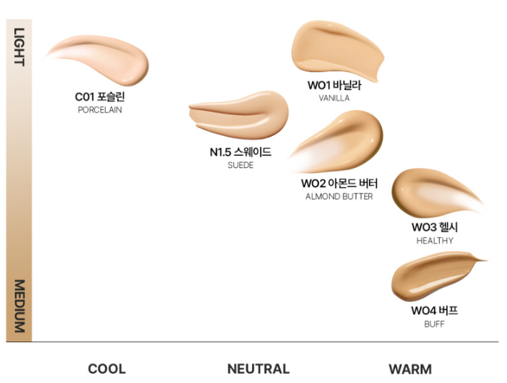tfit Icy Fit Cover Cushion EX SPF50+ PA++++ 12g (6colors) - Atelievuè