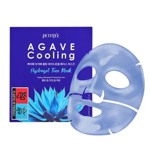 PETITFEE AGAVE Cooling Hydrogel Face Mask 32g X 5ea - Atelievuè