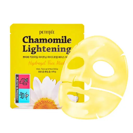 PETITFEE Chamomile Lightening Hydrogel Face Mask 32g X 5ea - Atelievuè