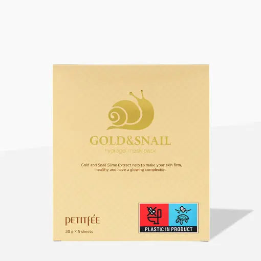 PETITFEE GOLD & SNAIL Hydrogel Mask Pack 30g X 5ea - Atelievuè