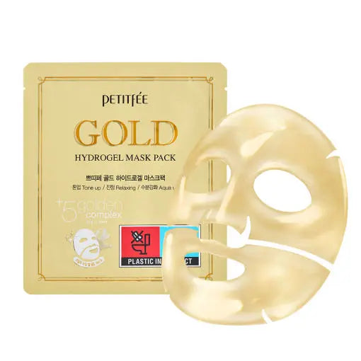 PETITFEE Gold Hydrogel Mask Pack 32g X 5ea - Atelievuè