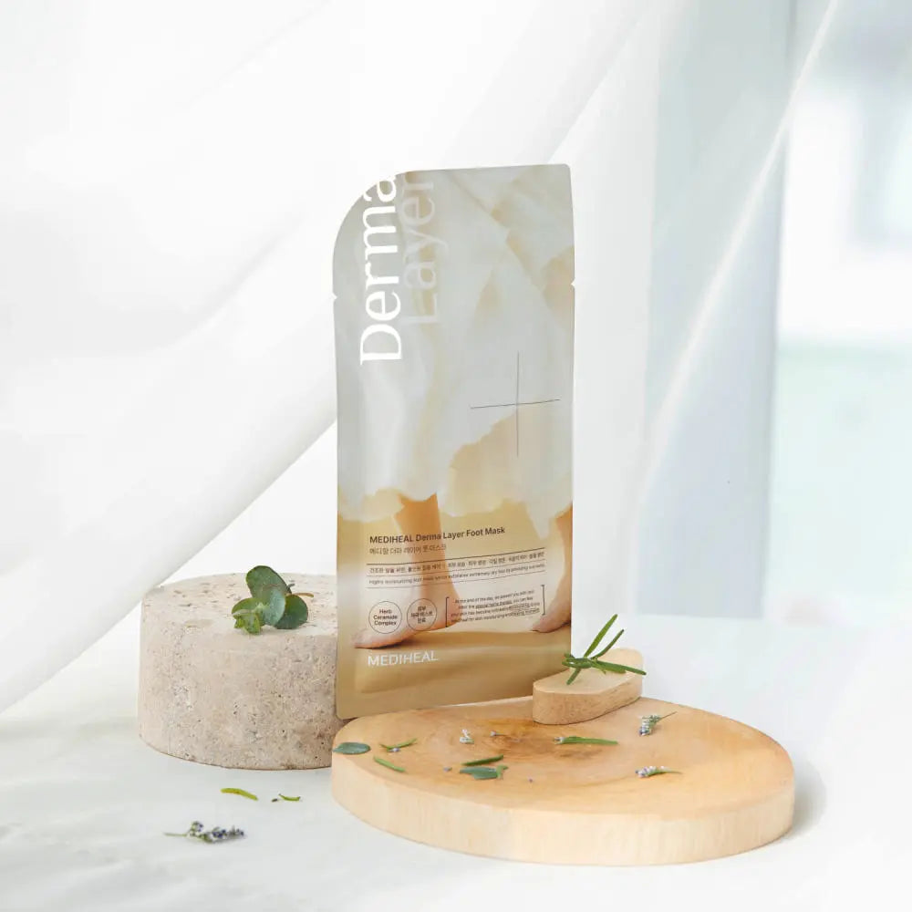 MEDIHEAL Derma Layer Foot Mask 18ml X 5ea - Atelievuè