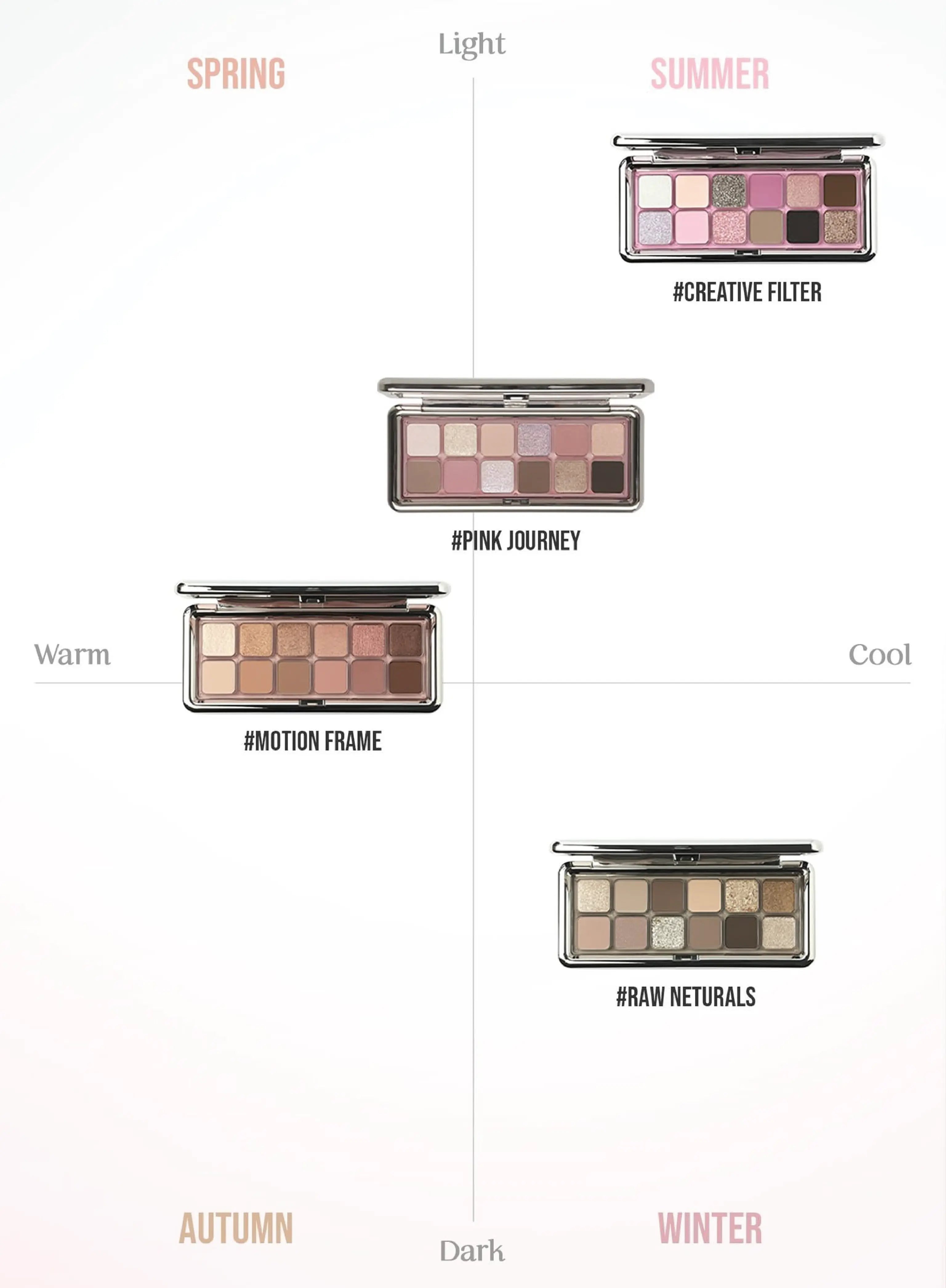 3CE New Take Eyeshadow Palette 9.5g (5colors) - Atelievuè