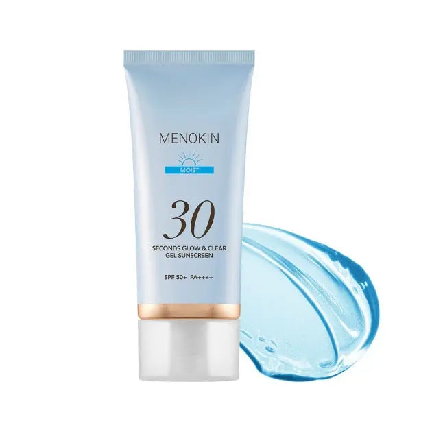 MENOKIN 30 Seconds Glow & Clear Gel Sunscreen SPF50+ PA++++ 50ml #MOIST - Atelievuè