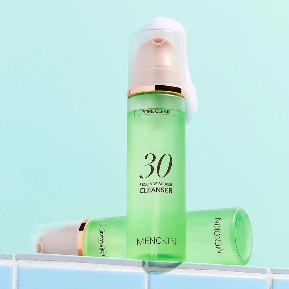 MENOKIN 30 Seconds Bubble Cleanser 150ml #PORE CLEAR - Atelievuè