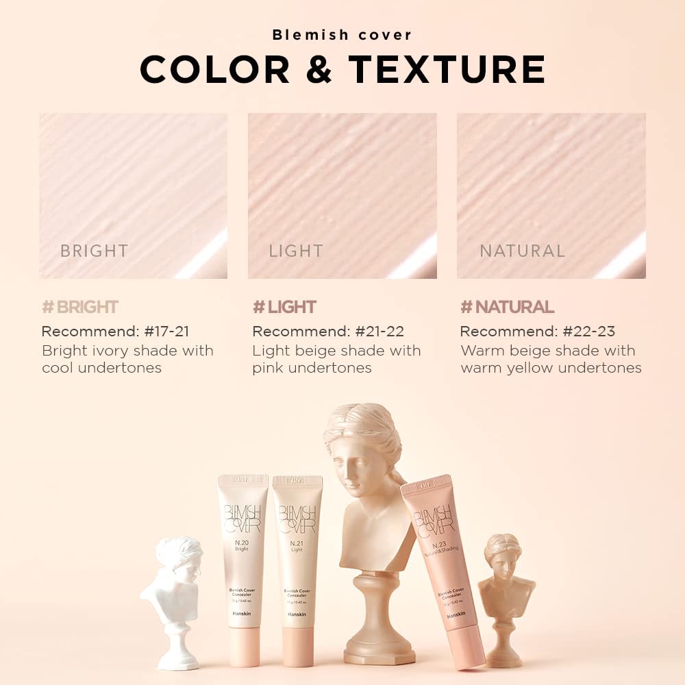 Hanskin Blemish Cover Color Edition Concealer 12g (5colors) - Atelievuè