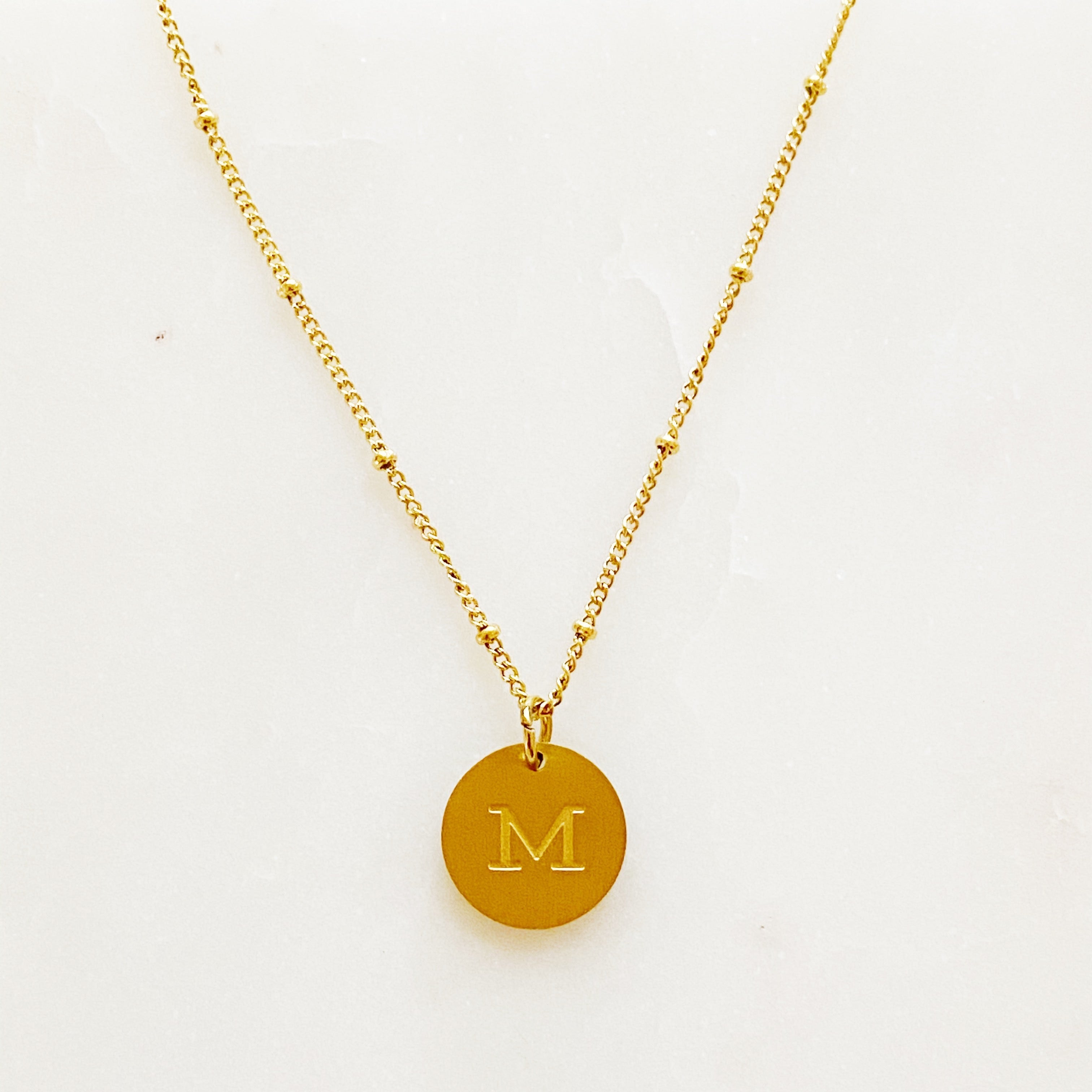 Ellison + Young: Singular Charm Initial Necklace Ellisonyoung.com