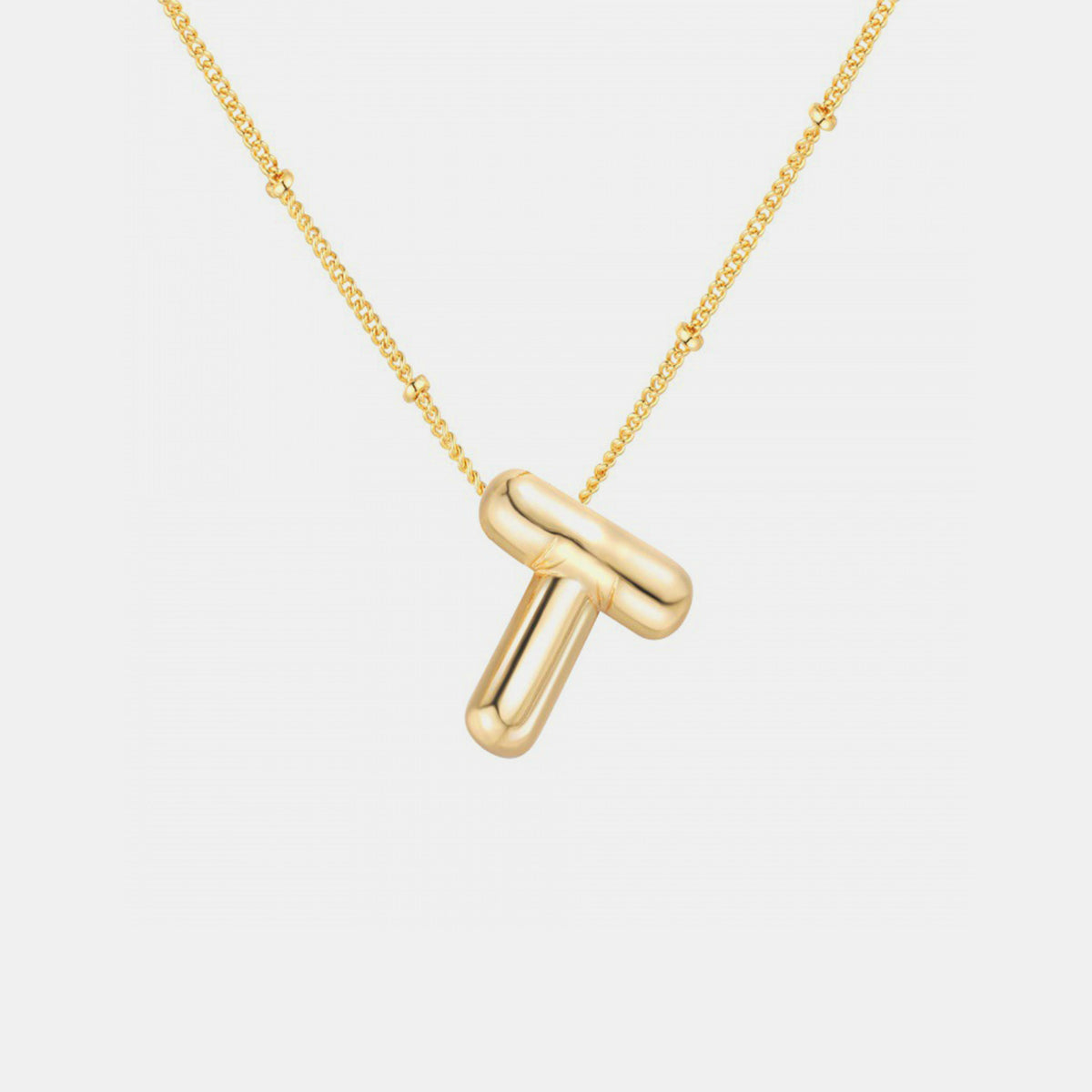 18K Gold Letter Pendant Necklace Mason & Madison Co. Jewelry
