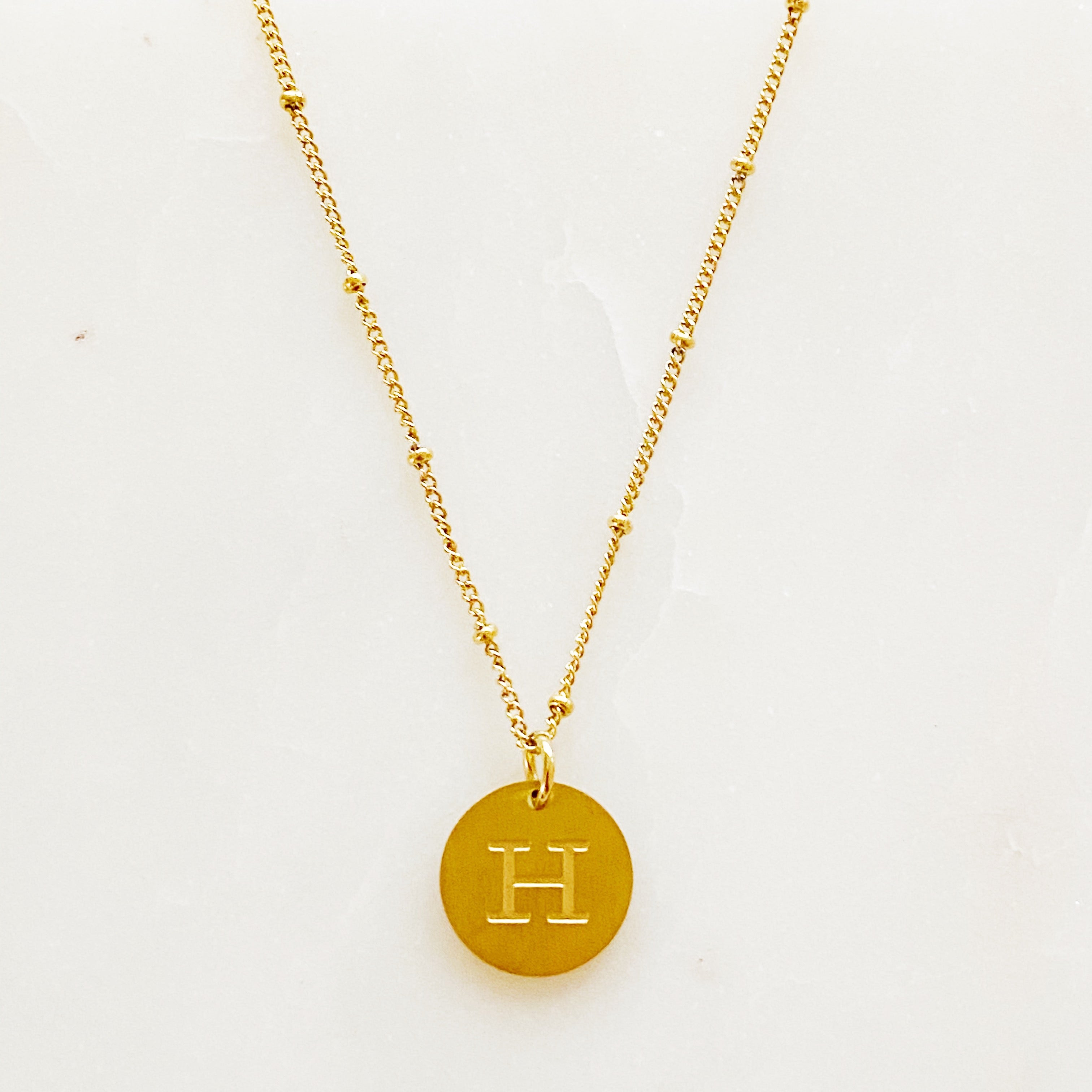 Ellison + Young: Singular Charm Initial Necklace Ellisonyoung.com