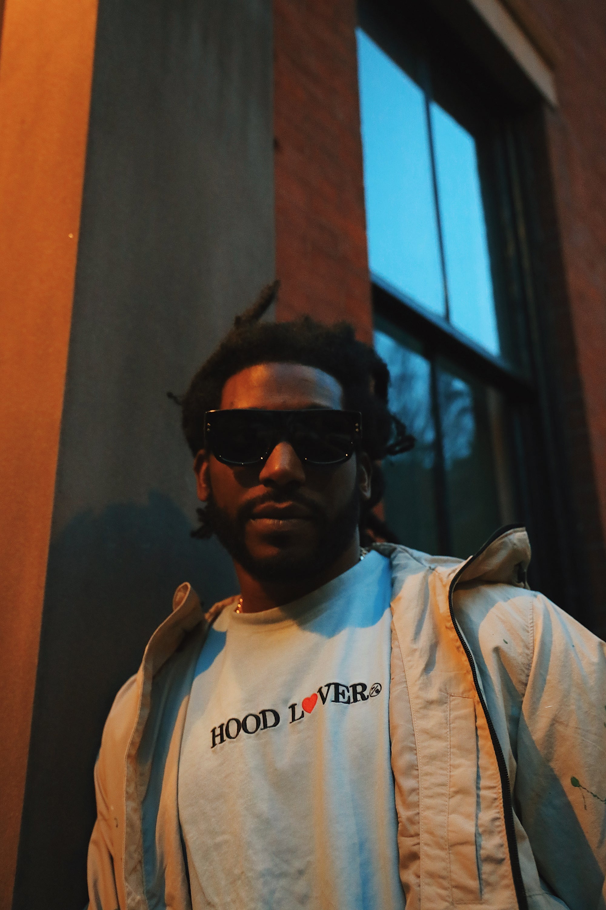 Hood Lover Vintage Denim Shirt - Oversize Fly Supply Co