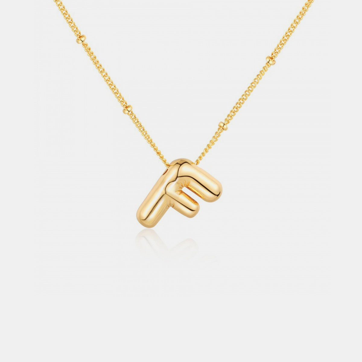 18K Gold Letter Pendant Necklace Mason & Madison Co. Jewelry