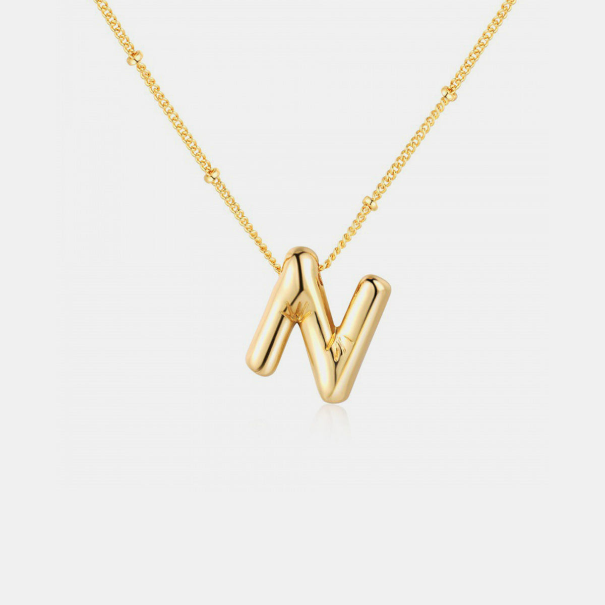 18K Gold Letter Pendant Necklace Mason & Madison Co. Jewelry