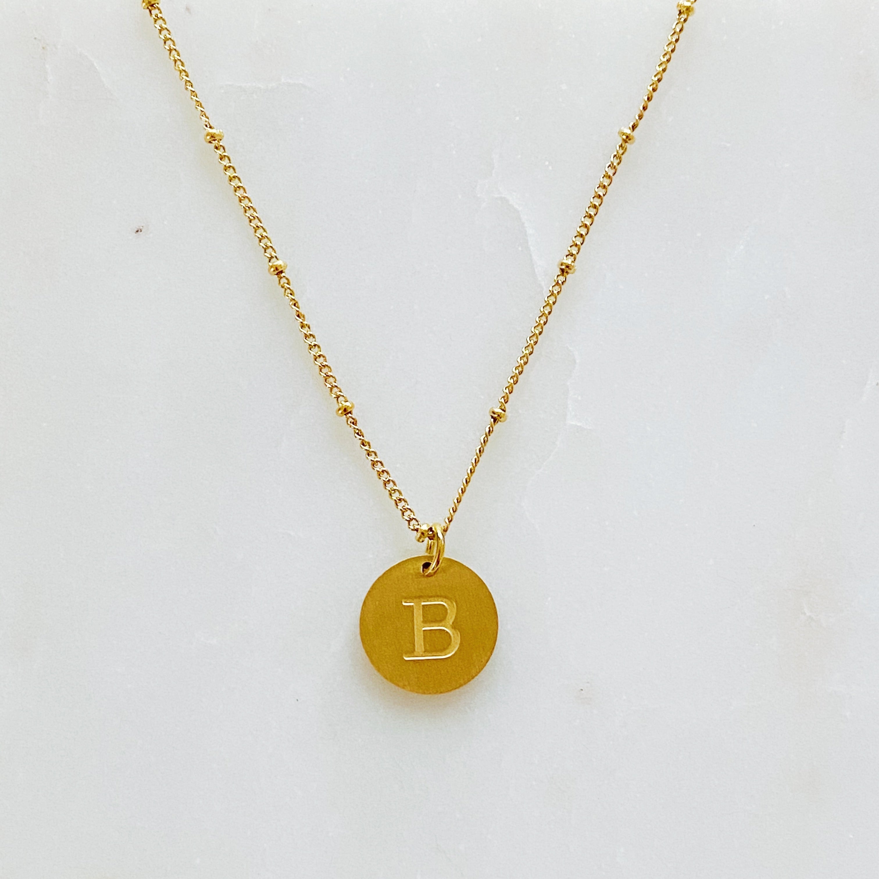 Ellison + Young: Singular Charm Initial Necklace Ellisonyoung.com