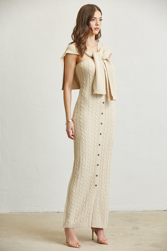 Sleeveless Knit Dress & Maxi Sweater Dress from Rose Paulino RosePaulino