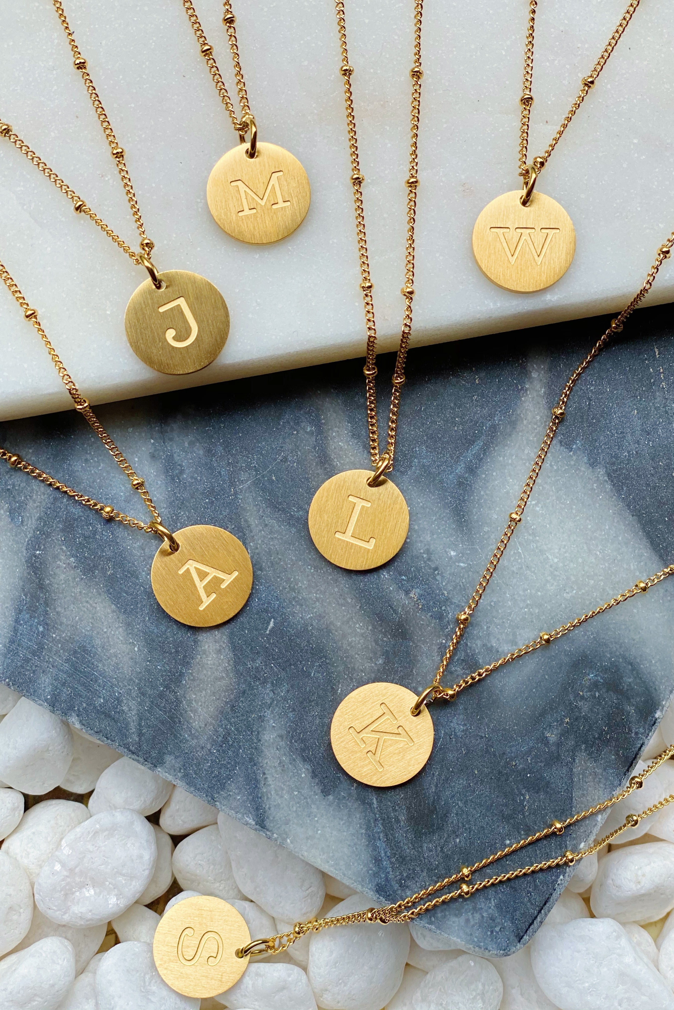 Ellison + Young: Singular Charm Initial Necklace Ellisonyoung.com