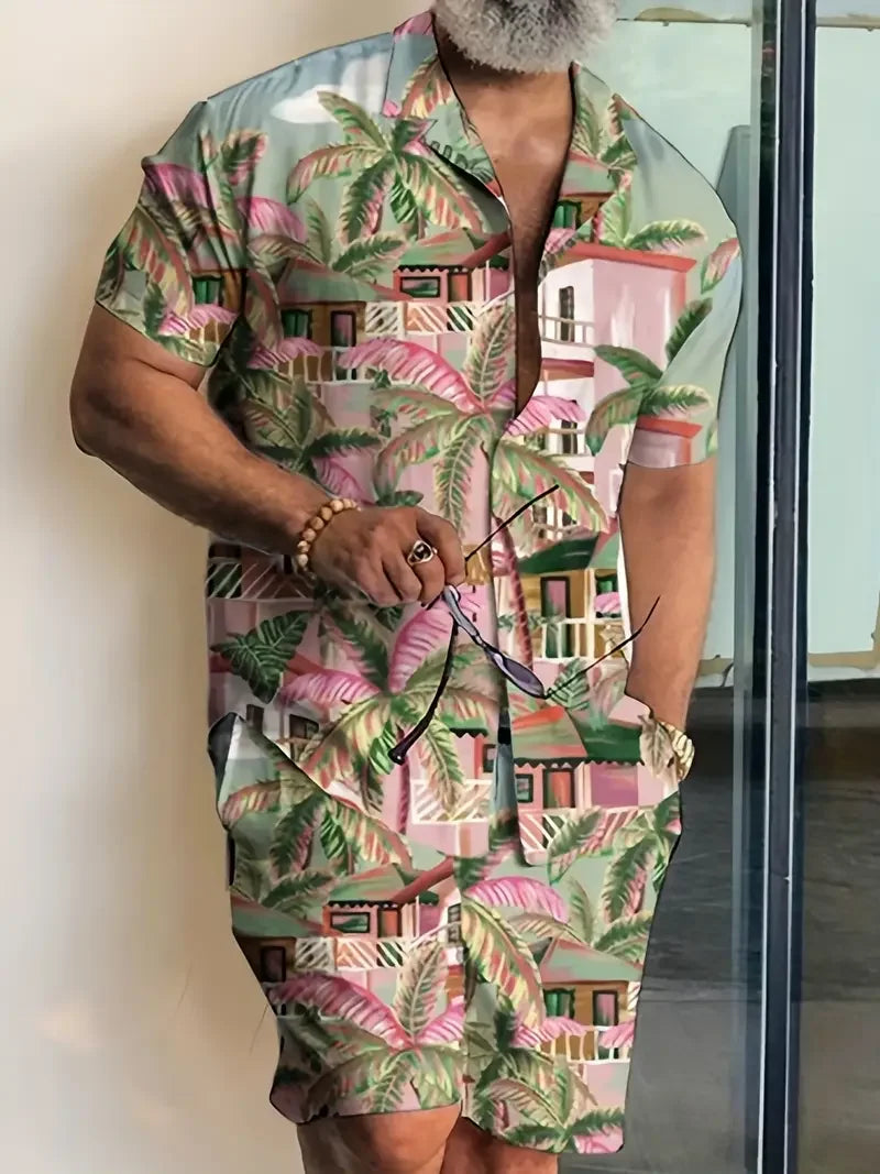 Men streetwear two piece Beach set Sexikinis Swim