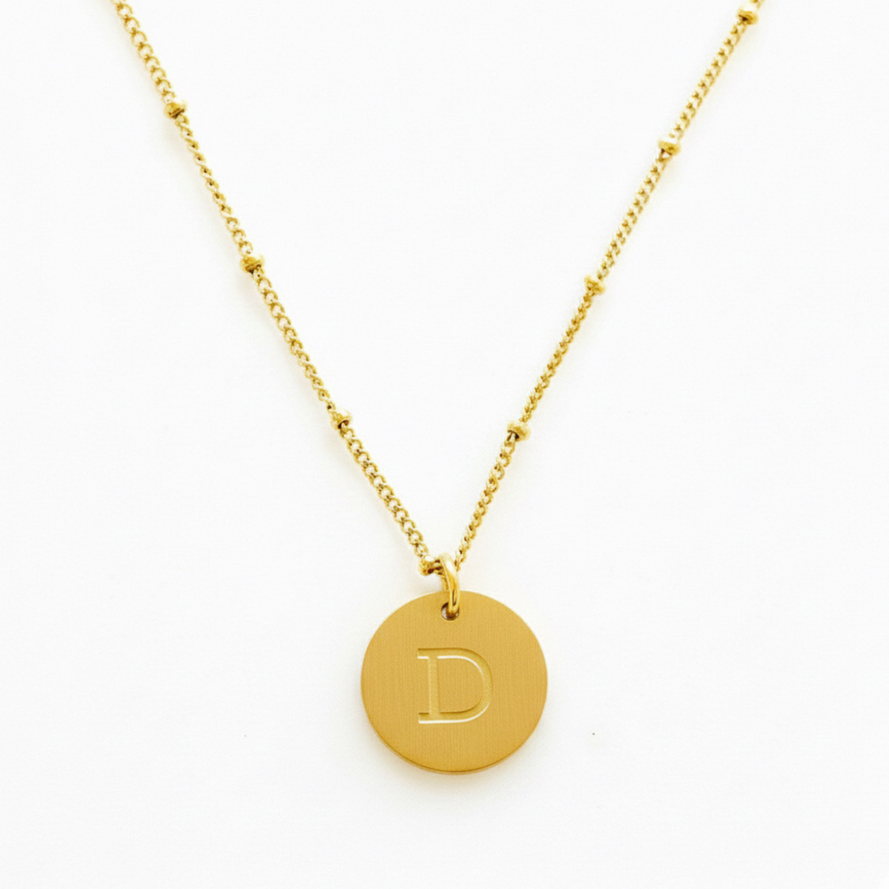 Ellison + Young: Singular Charm Initial Necklace Ellisonyoung.com