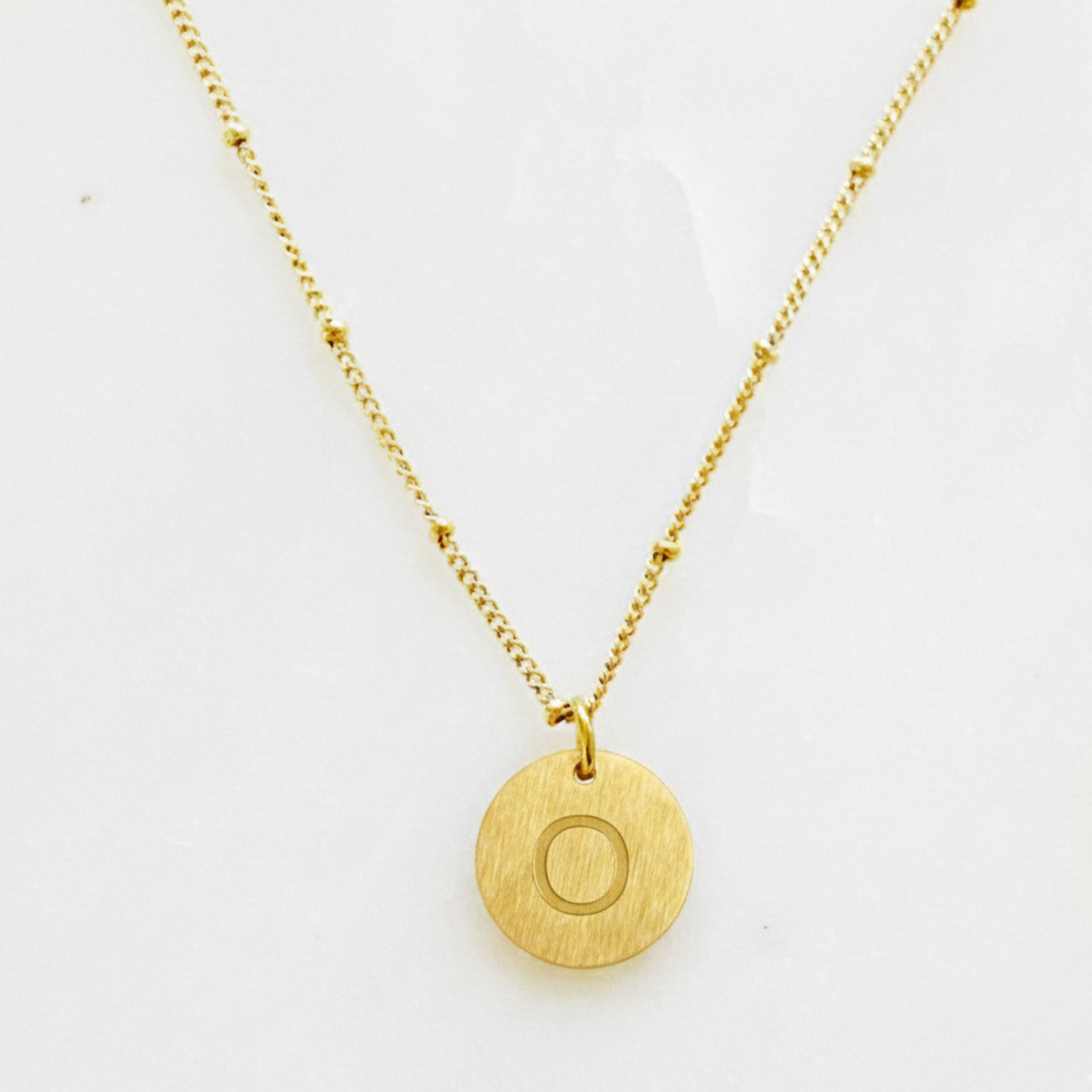 Ellison + Young: Singular Charm Initial Necklace Ellisonyoung.com