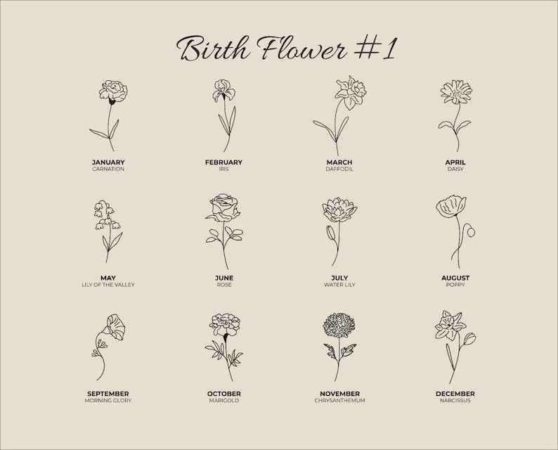 Custom Engraved Script Name Drop Earrings with Flower