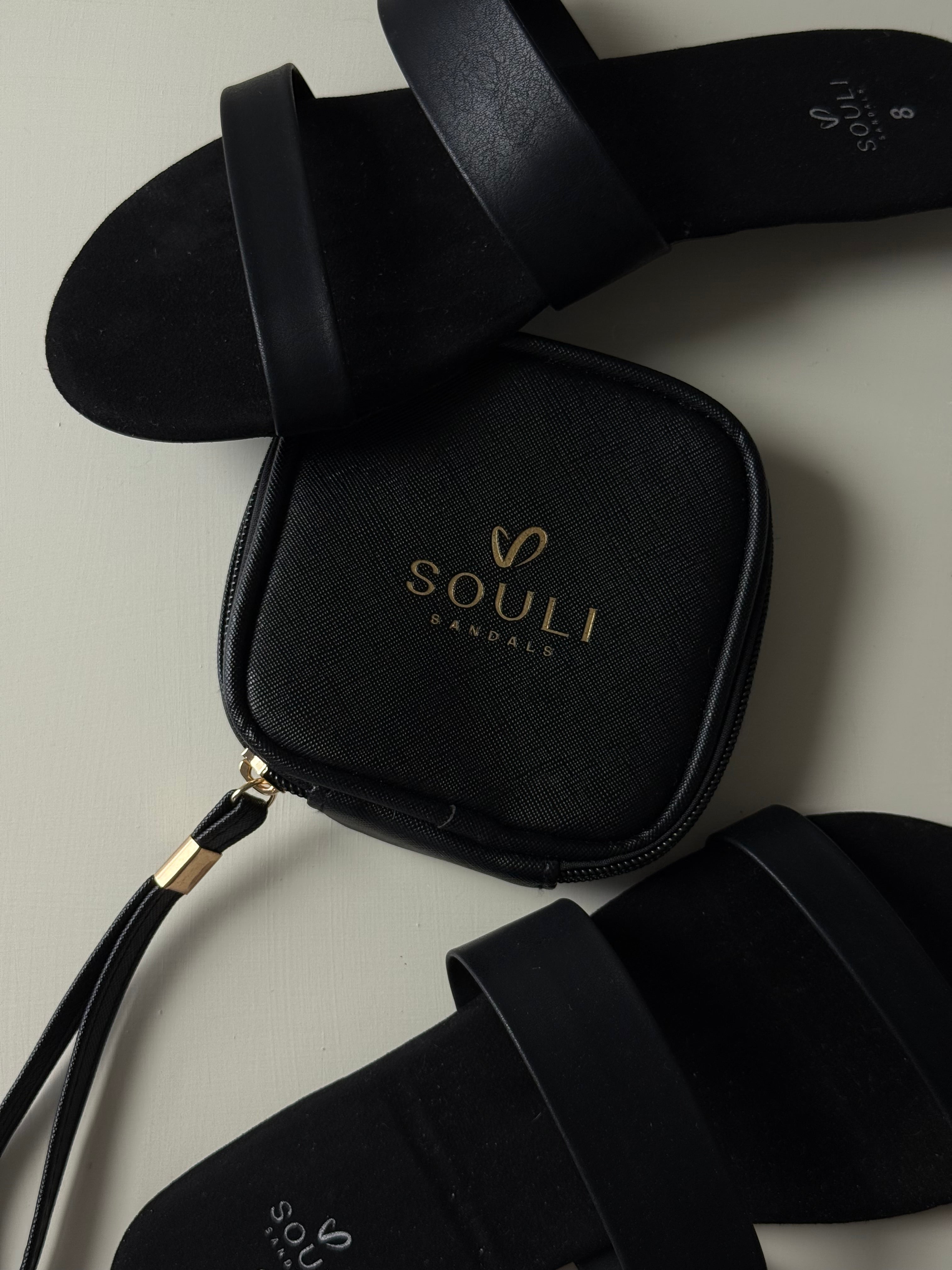 Souli Slides With Case & Thin Sole Souli