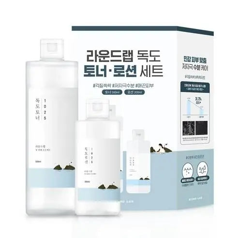 Round Lab 1025 Dokdo Toner 500ml + Lotion 200ml Special Set - Atelievuè