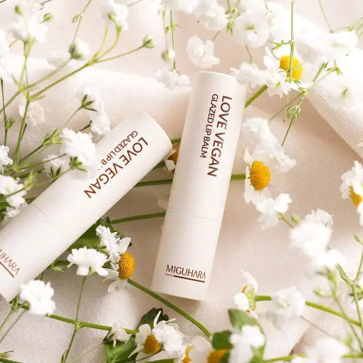 MIGUHARA Love Vegan Glazed Lip Balm - 2 Colors 4g - Atelievuè