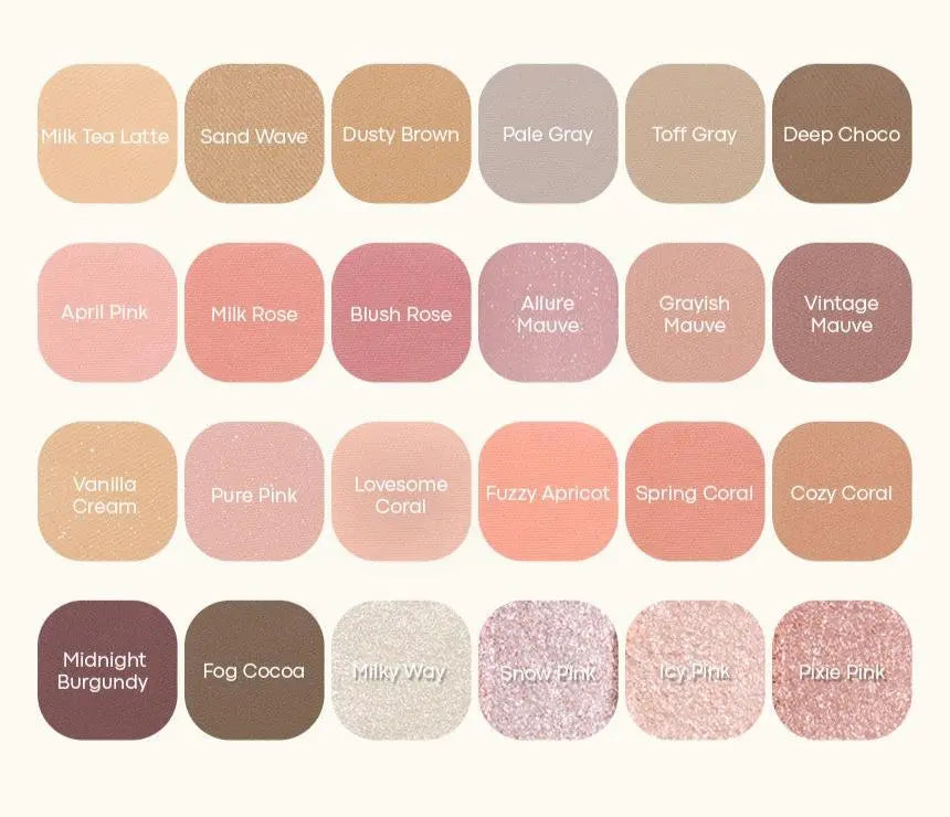TONYMOLY Eye Tone Single Eye Shadow #401~#413 - Atelievuè