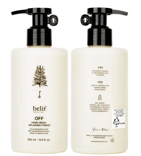 belif Off Hand Wash 250ml (2-type) - Atelievuè