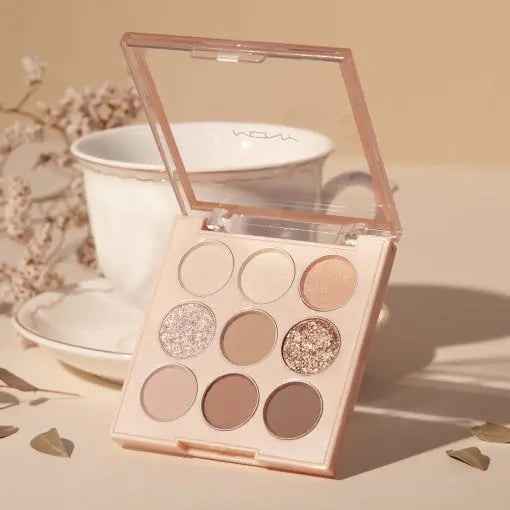 [MACQUEEN New York] 1001 Tone-On-Tone Shadow Palette Pro 9 9g #Nude Mood - Atelievuè