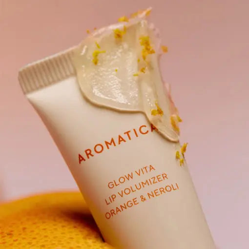AROMATICA Glow Vita Lip Volumizer Orange & Neroli 10g - Atelievuè