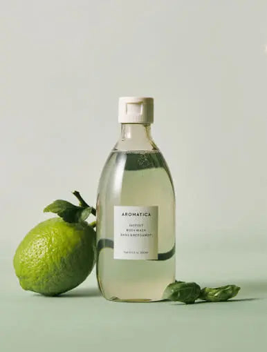 AROMATICA Inspirit Body Wash Basil & Bergamot 300ml - Atelievuè