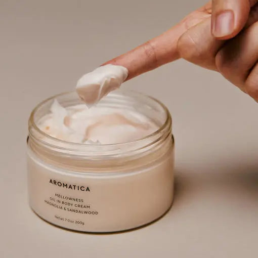 AROMATICA Mellowness Oil In Body Cream Magnolia & Sandanwood 200g - Atelievuè