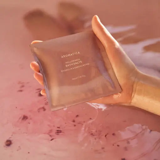 AROMATICA Serene Bath Salts Magnolia & Sandalwood 50g - Atelievuè