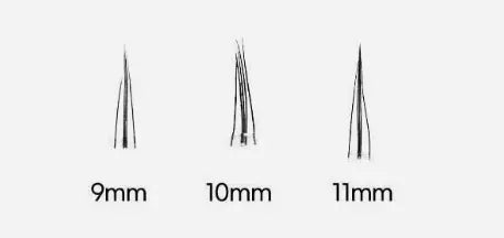 Fillimilli Point Piece Lashes (9,10,11MM) (90pcs) #A-SHAPE - Atelievuè