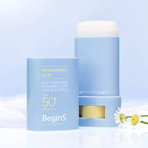 JUNGSAEMMOOL Blue Chamomile Hyaluronic Acid Airy Stick SPF50+ PA++++ 15g - Atelievuè
