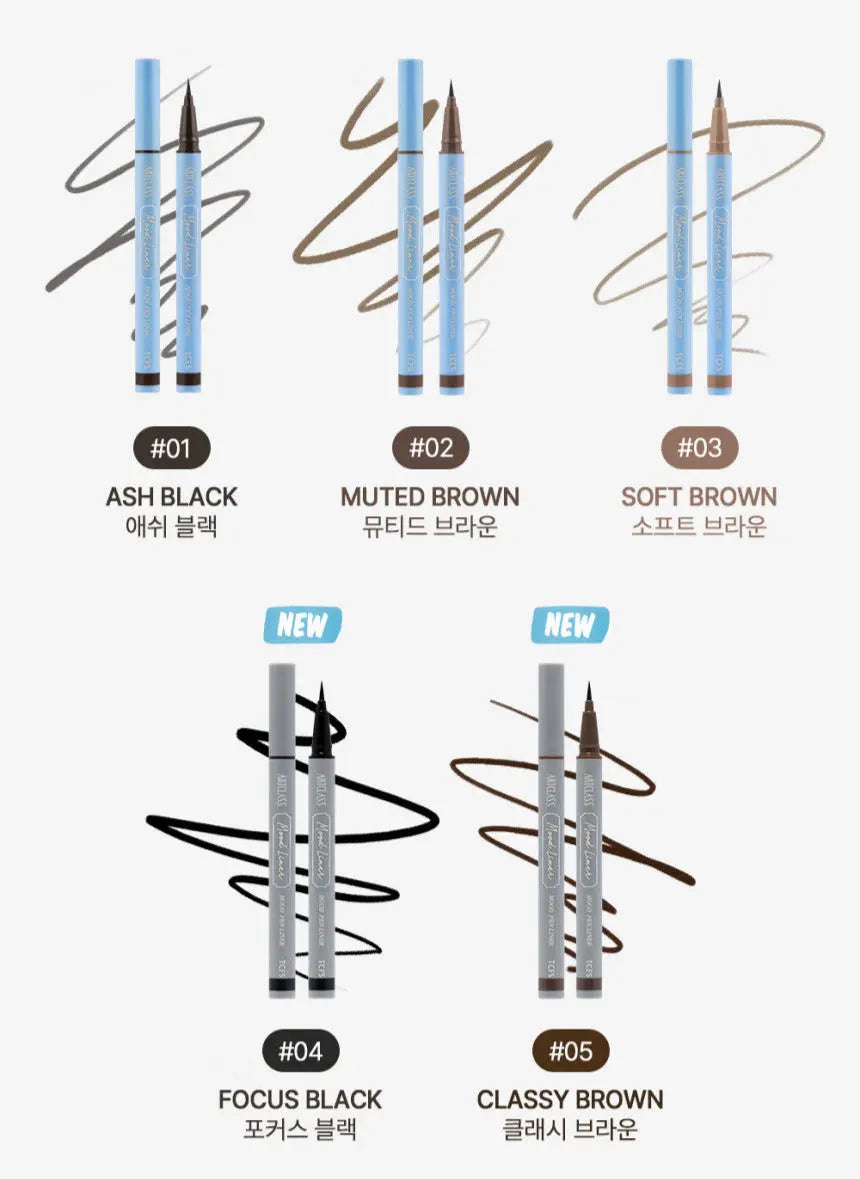 [TOO COOL FOR SCHOOL] Artclass Mood Pen Liner 0.6ml (5 Colors) - Atelievuè