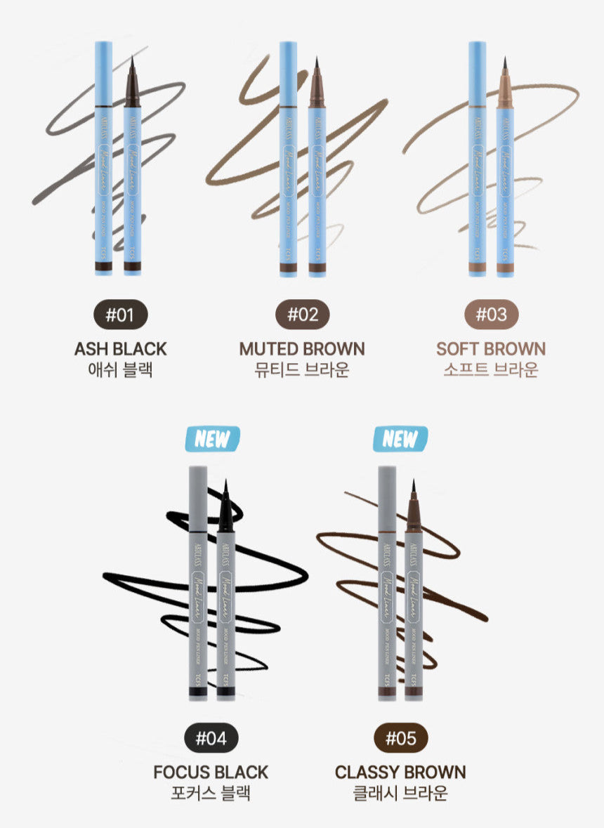 [TOO COOL FOR SCHOOL] Artclass Mood Pen Liner 0.6ml (5 Colors) - Atelievuè