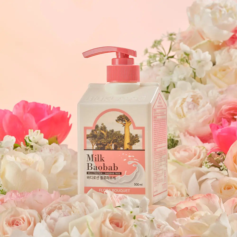 BIOKLASSE MILK BAOBAB Body Lotion 500ml #Flora Bouquet - Atelievuè