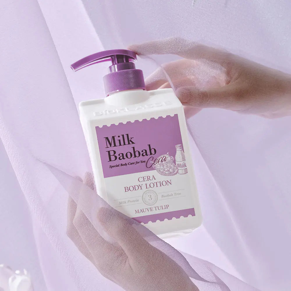 BIOKLASSE Milk Baobab Cera Body Lotion 600ml #Mauve Tulip - Atelievuè
